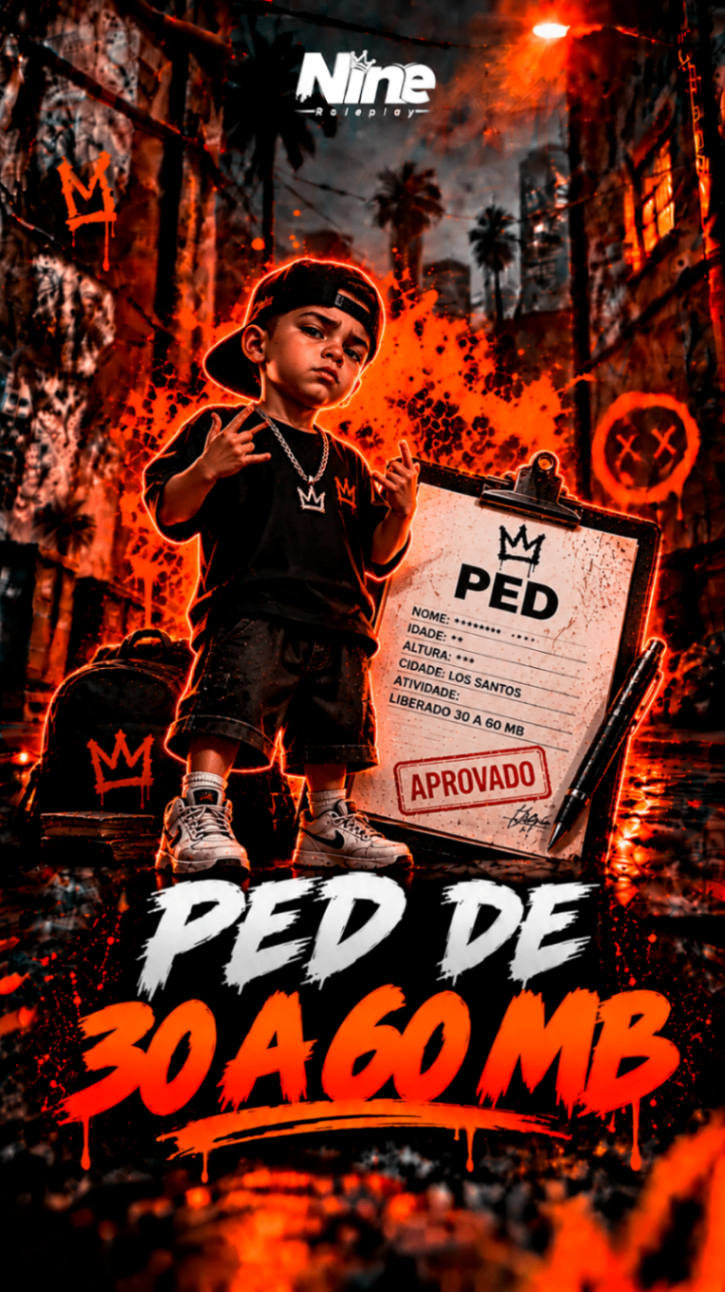 Adicionar Ped [30 a 60MB]